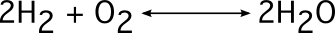 A simple chemical equation